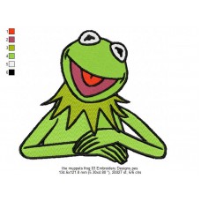 the muppets frog 03 Embroidery Designs